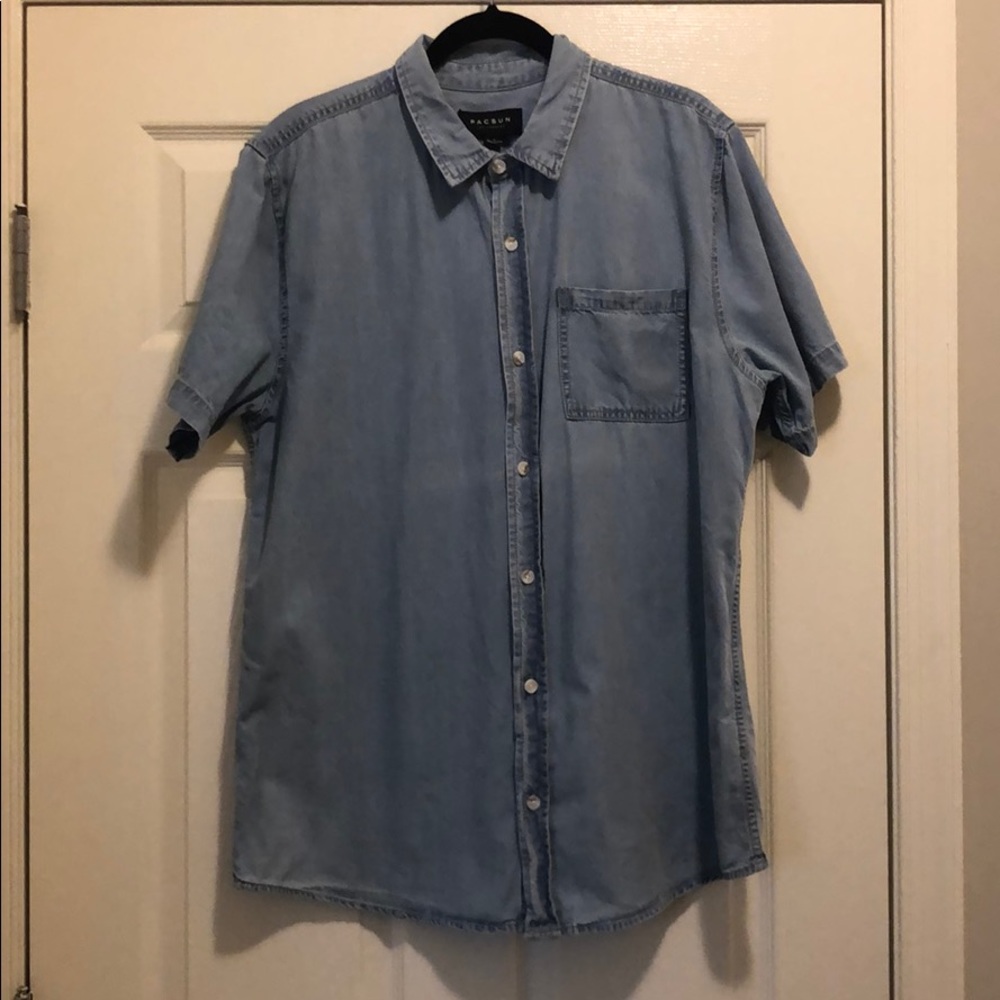 PACSUN chambray button up shirt